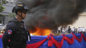 Behörden verbrennen tonnenweise Rauschgift