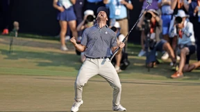 Mit dem besten Golfschlag seines Lebens