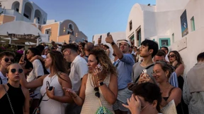 Ferieninsel Santorini an der Belastungsgrenze