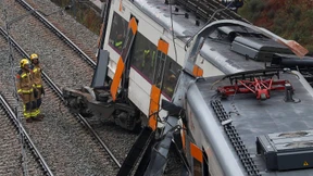 Erdrutsch lässt Zug bei Barcelona entgleisen