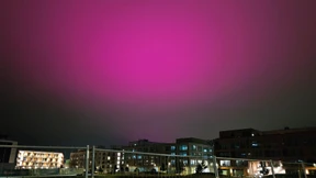 Woher kam das violette Leuchten über Stuttgart?