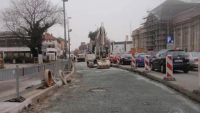 Erst wenn der Bagger rollt, tritt Entspannung ein 