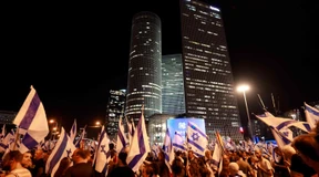 Wasserwerfer gegen Demonstranten in Israel