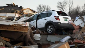 Spuren der Verwüstung