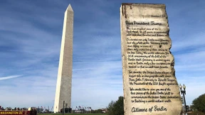 Berliner Mauer auf dem Weg ins Weiße Haus