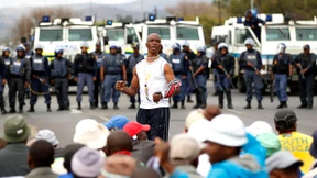 Südafrika geht  gegen Kumpel vor