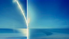 Vom tiefen Blau der Bombe 