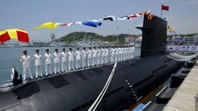 Wettrennen unter Wasser  