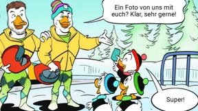Willkommen im Wintersportzentrum Entenhausen!