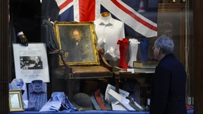 Königsblau für Sir Winston