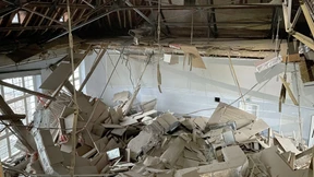 Statiker untersuchen Decken-Einsturz an Marburger Universität