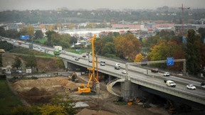 Bohrpfahlgründung vom Ponton aus