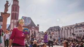 Demonstrationen in Frankfurt