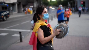 Proteste gegen den verlängerten Notstand