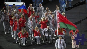 Weißrussland mit russischer Fahne