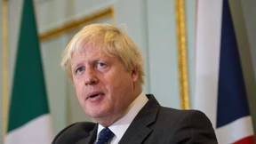 Britischer Außenminister Boris Johnson fordert Brexit-Briefmarke
