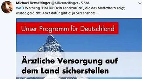 AfD versetzt Matterhorn nach Deutschland
