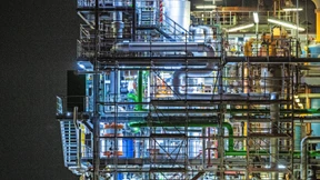 Die Fabrik läuft, wenn der Wind weht