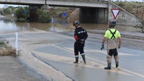 Überschwemmungen in Katalonien und Saragossa