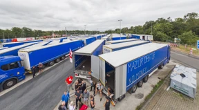 Keine Lösung für streikende Lastwagenfahrer