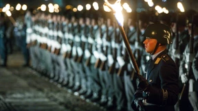 Großer Zapfenstreich für Afghanistan-Einsatz vor dem Reichstag