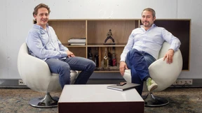 Feiern in der Bankzentrale