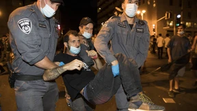 Festnahmen bei Anti-Netanjahu-Demonstration