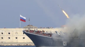 Moskau schießt Raketen von Schiffen im Kaspischen Meer