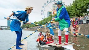 „Nass“, ohne in den Fluss gefallen zu sein