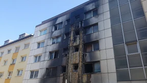 Brand im Frankfurter Nordend