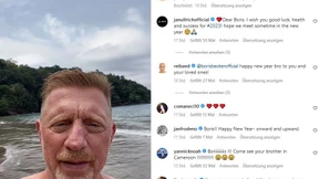 Boris Becker schickt an Silvester Grüße vom Strand