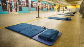 Notlösung in der U-Bahn-Station