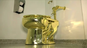 Goldene Toilette gestohlen