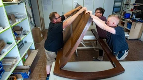 Neue Tür für Synagoge in Halle wird eingebaut