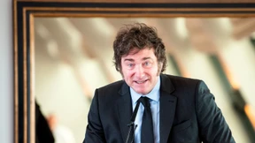 Milei als Maskottchen