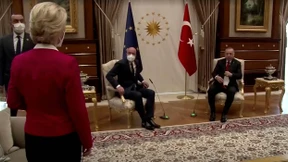 Von der Leyen sollte zunächst nicht mit aufs Foto