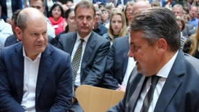 Scholz lehnt Konkurrenzkampf mit Gabriel ab