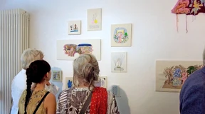 Wenn Künstler mit Nadel und Faden arbeiten