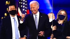 Biden spricht vor seinen Anhängern