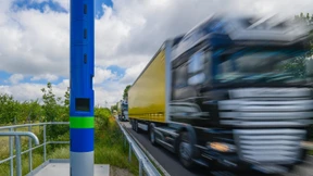 LKW-Fahrer demonstrieren in Wiesbaden