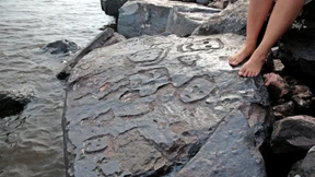 Prähistorische Gravuren am Rio Negro entdeckt