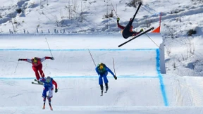 Erwartbare Stürze im Skicross