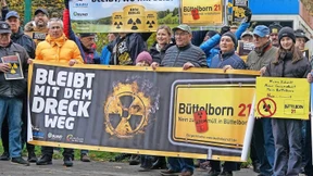 Protest gegen Biblis-Bauschutt
