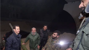 Assad auf Frontbesuch