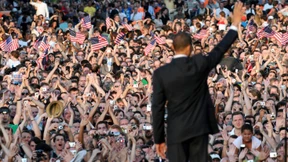 Obama spricht am Brandenburger Tor