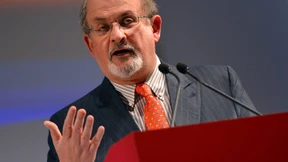 Salman Rushdie hält Eröffnungsrede