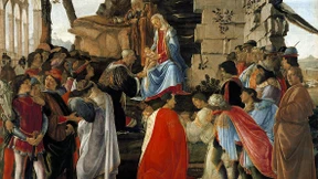 Besuch der Maler beim Kinde