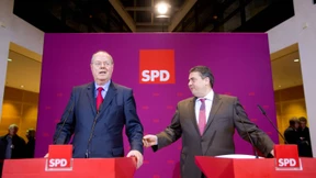 Kandidat im Hintergrund