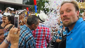 Dunkle Einzelzelle in Caracas