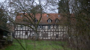Haus des Kannibalen von Rotenburg hat gebrannt